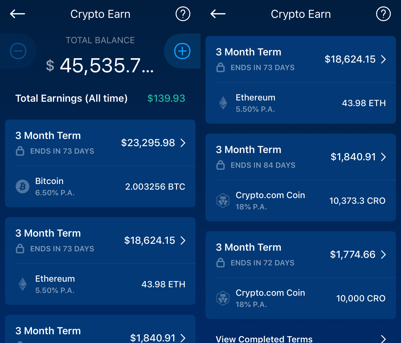 crypto.com defi wallet staking rates